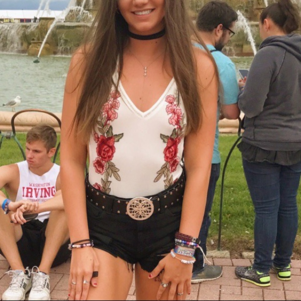 WHOIAM rose bodysuit
